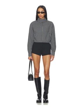 Lioness Aura Jacket | navy lemon plaid A5